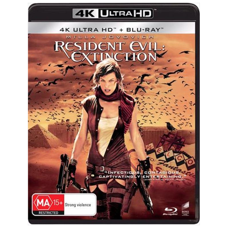 Resident Evil Extinction Limited Edition | Blu Ray + Uhd