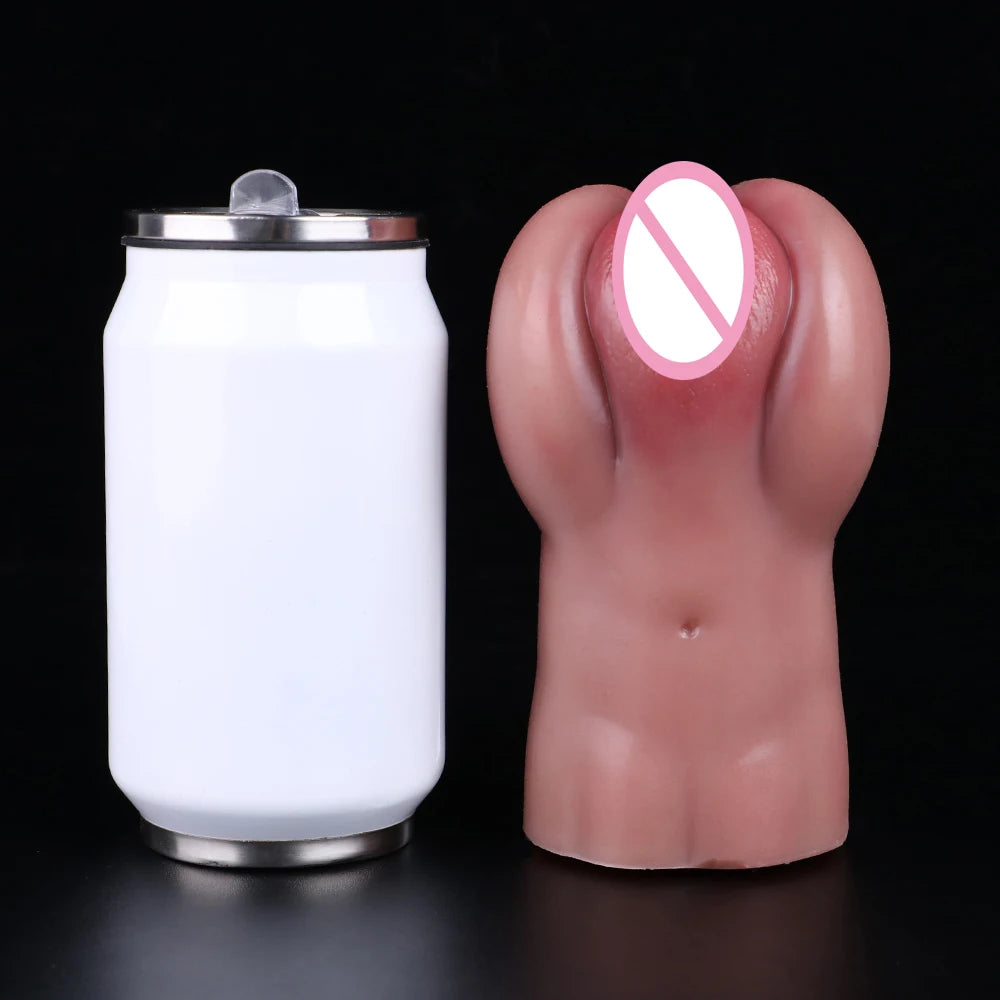 Faak Soft Silicone Pocket Pussy Stroker Skin Touch Male Masturbator Realistic Vagina Clit Single Hole Anal Sex Toys For