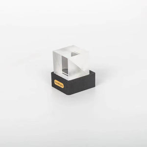Geekmagic Giftv Crystal Cube Photo Display Holographic Desktop Smart Weather Station Digital Clock With Animations Album