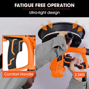 Unimac 180Mm 850W Handheld Drywall Sander Electric Wall Sanding Machine With Automatic Vacuum System Led Worklight 6X Di