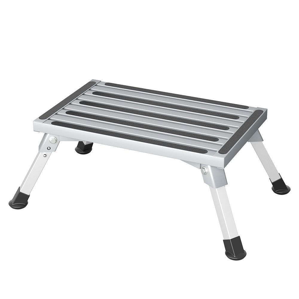 Weisshorn Caravan Step Folding Aluminium Ladder Stool