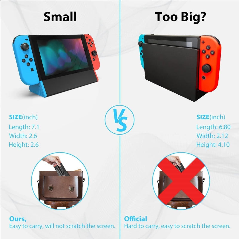 Nintendo Switch 4K Hdmi Adapter Portable Dock For Gaming Consoles