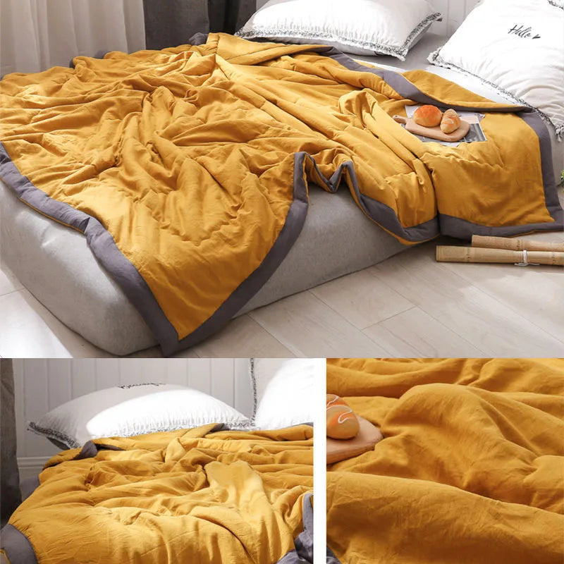 Summer Cooler Quilt For Children And Adults Thin Air Conditioned Soft Blanket