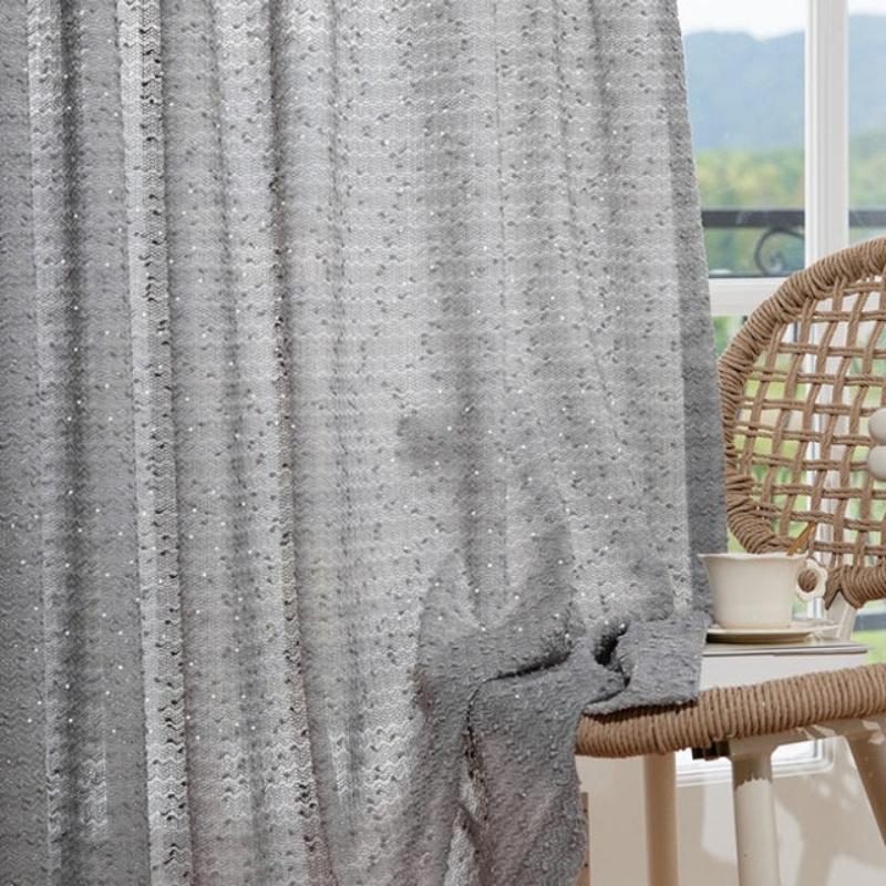 500 Centimetre Grey Curtains Modern Luxury Retro Style For Living Room Bedroom Decor