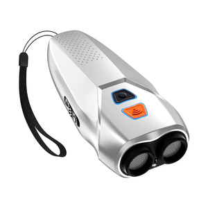 Sliver Handheld Ultrasonic Dog Trainer With Dual Mode | Training & Deterrent Device Led Light