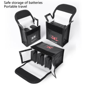 Dji Fpv Battery Explosion Proof Bag For Glasses And Drone Batteries