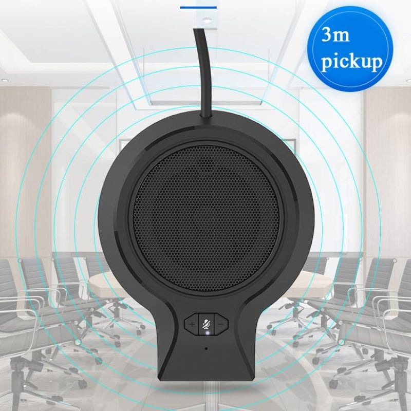 360-Degree Usb Omnidirectional Conference Microphone Video Calls Webcasts
