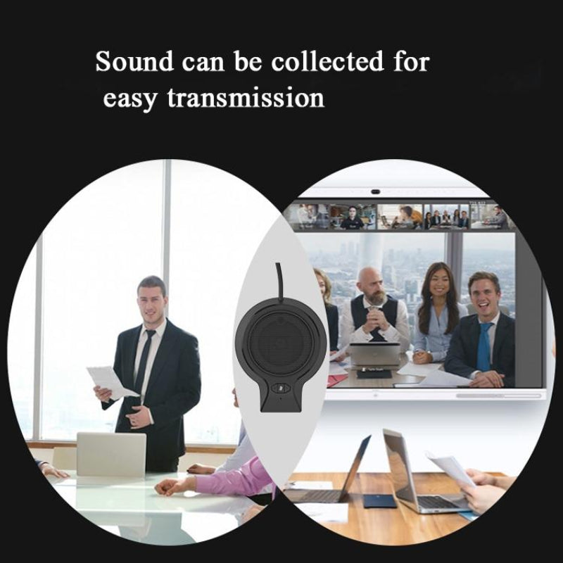 360-Degree Usb Omnidirectional Conference Microphone Video Calls Webcasts