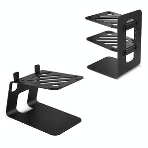 Double Layer Portable Aluminium Laptop Stand With Cooling Speaker