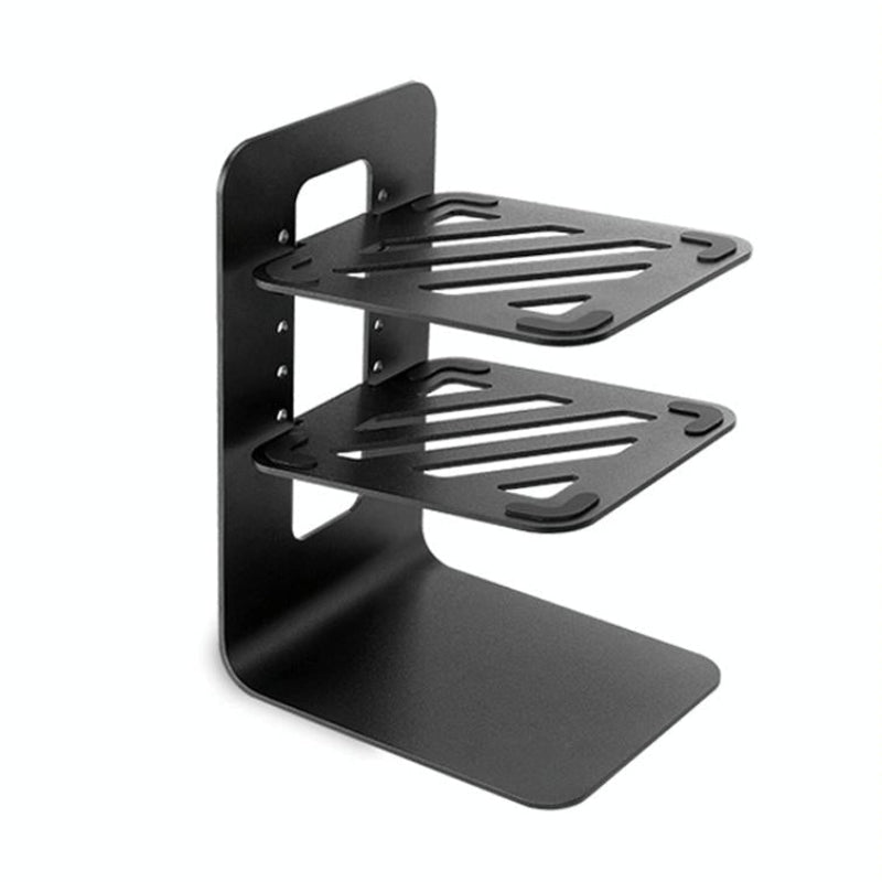 Double Layer Portable Aluminium Laptop Stand With Cooling Speaker