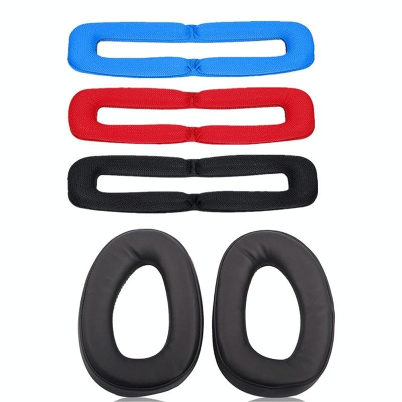 2 Pack Red Headband Covers For Sennheiser Gsp Series Headphones Replacement
