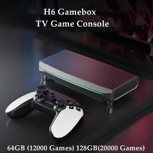 4K Hd Retro Multiplayer Video Game Console With 128Gb Storage And Wireless Controller
