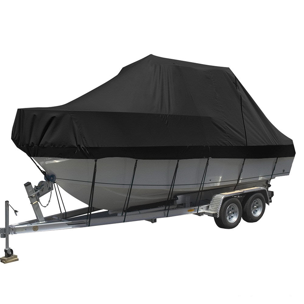 Seamanship Boat Cover 19 21Ft Trailerable Jumbo Marine Grade Heavy Duty Black