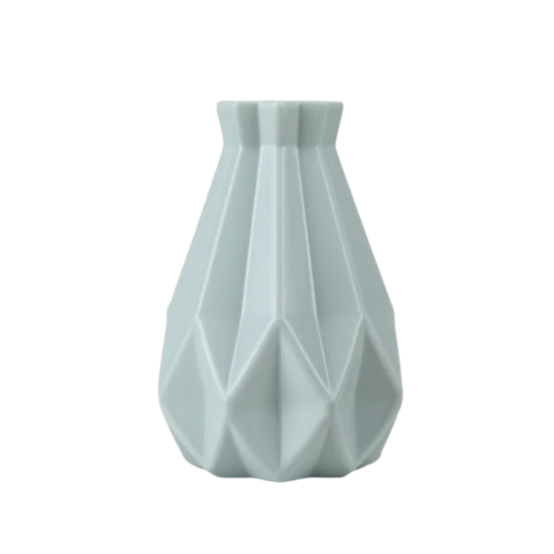 Flower Vase Light Green Medium Geometric Style Nordic Pot Home Decor Vases