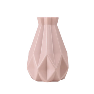 Flower Vase Pink Medium Geometric Style Nordic Pot Home Decor Vases