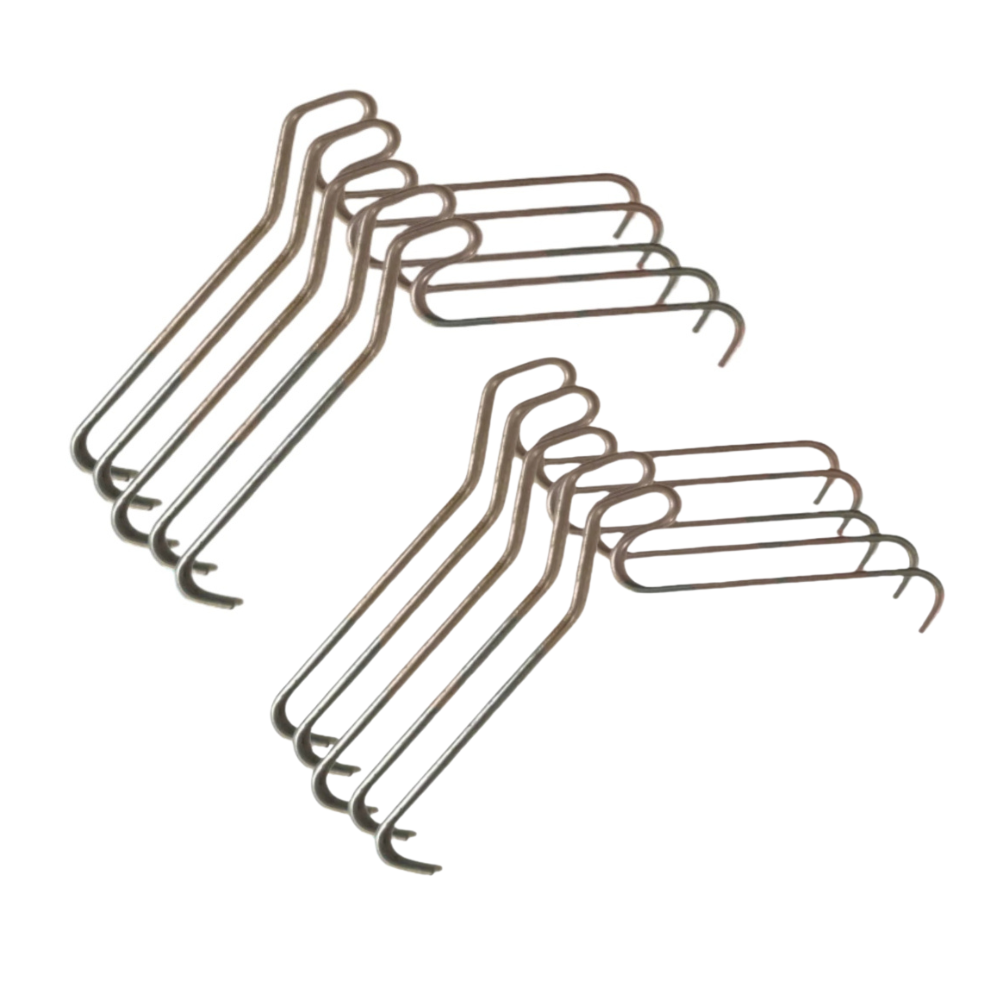 10 Pck 120Mm (4.7") Brick Hooks Wall Crab Clips Hangers For Pictures Plants