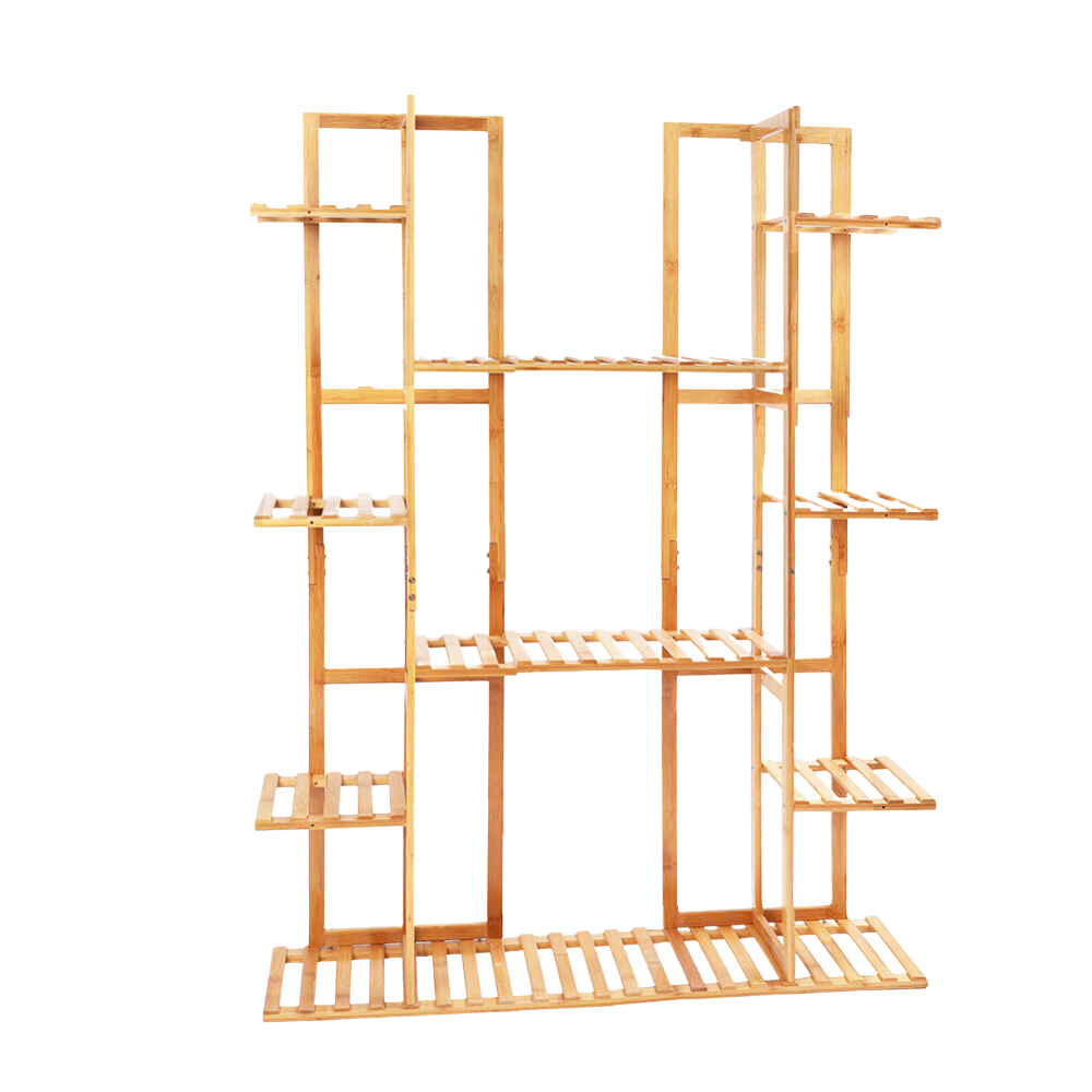 9 Tier Extra Large Bamboo Plant Stand