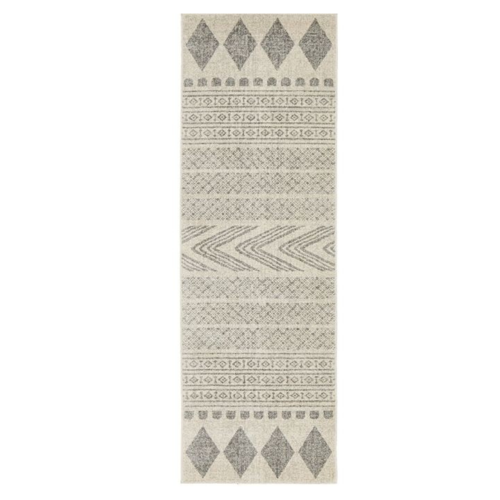 Mirage 359 Grey Runner By Rug Culture 400 X 80Cm