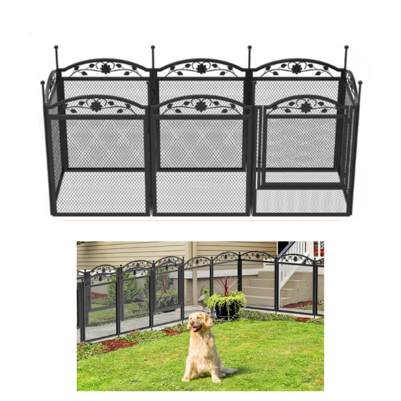 8 Panel Diy Heavy Duty Dog Playpen With Waterproof Pad