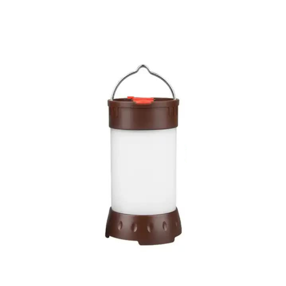 Brown Classic Multi Function Camping Light Portable Dual Source Outdoor Lantern Car For Hiking And Emergencies