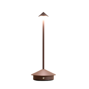 Brown Modern Minimalist Aluminum Led Mushroom Night Light Creative Bedside Atmosphere Lamp For Dining Room And Bedroom