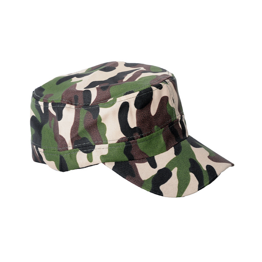 Mens Army Cap Hat Cadet Castro Military Patrol Baseball Summer Camo Camouflage