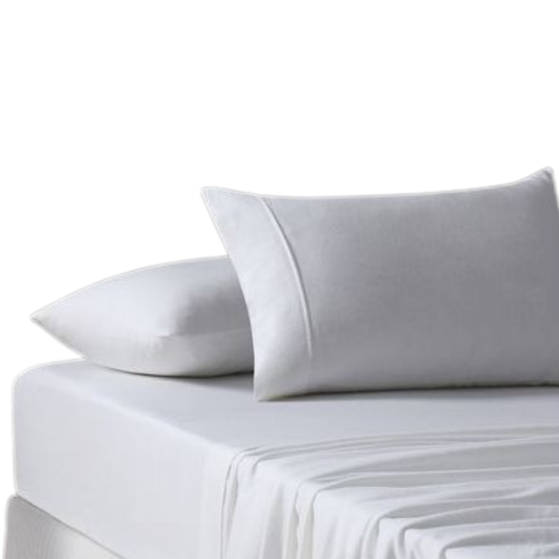 Accessorize Cotton Flannelette White Sheet Set By