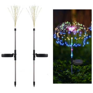 Colourful Fireworks 150 Led Fairy String Lights Starburst Solar Xmas Garden Night Lamp Hot New