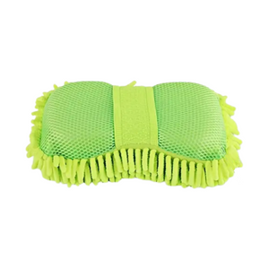 Microfibre Car Wash Mitt Chenille Sponge Ultra Absorbent Drying Towel For