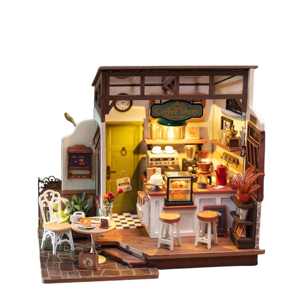 Rolife No.17 Cafe Miniature House Kit Dg162 3D Wooden Building Toys Gifts