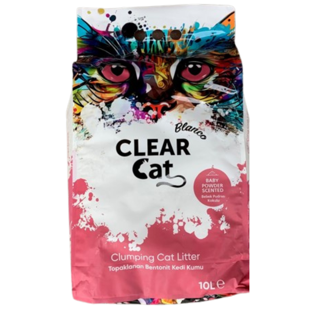 Clearcat Blanco Cat Litter A Baby Powder 10L