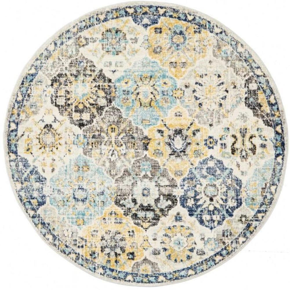 Evoke 266 Multi Round By Rug Culture 150X150cm