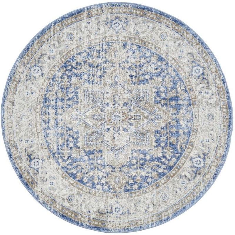 Mayfair Hugo Ocean Round By Rug Culture