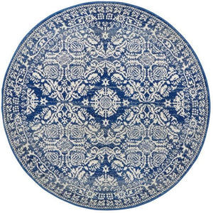 Mirage 358 Navy Round By Rug Culture 150 X 150Cm