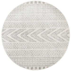 Mirage 359 Grey Round By Rug Culture 150 X 150Cm