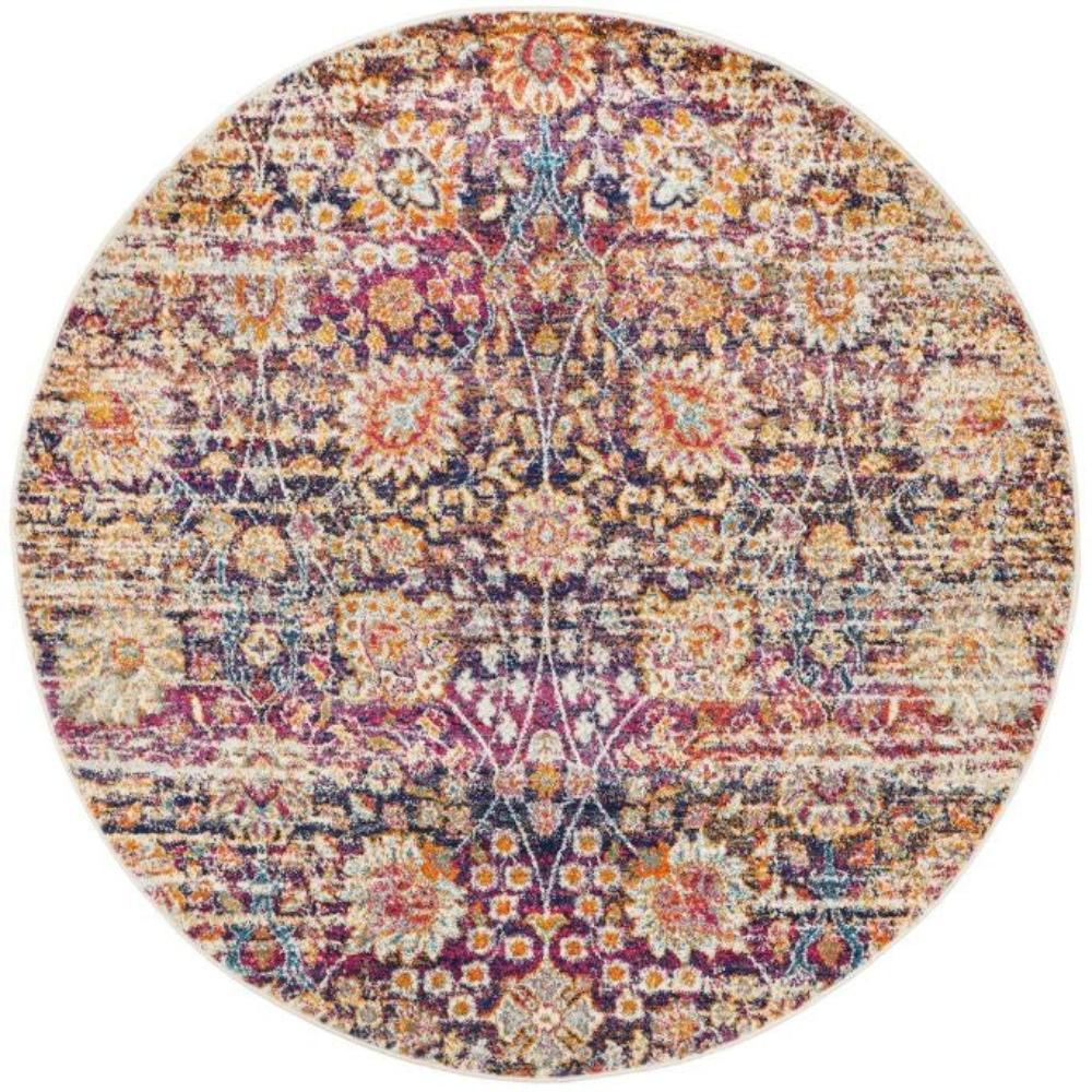 Mirage 360 Multi Round By Rug Culture 240X240cm