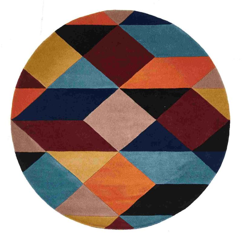 Matrix 904 Sunset Round By Rug Culture