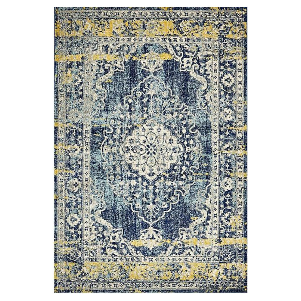 Museum 869 Navy Rug By Culture Rectangle 230 X 160Cm For Home And Garden