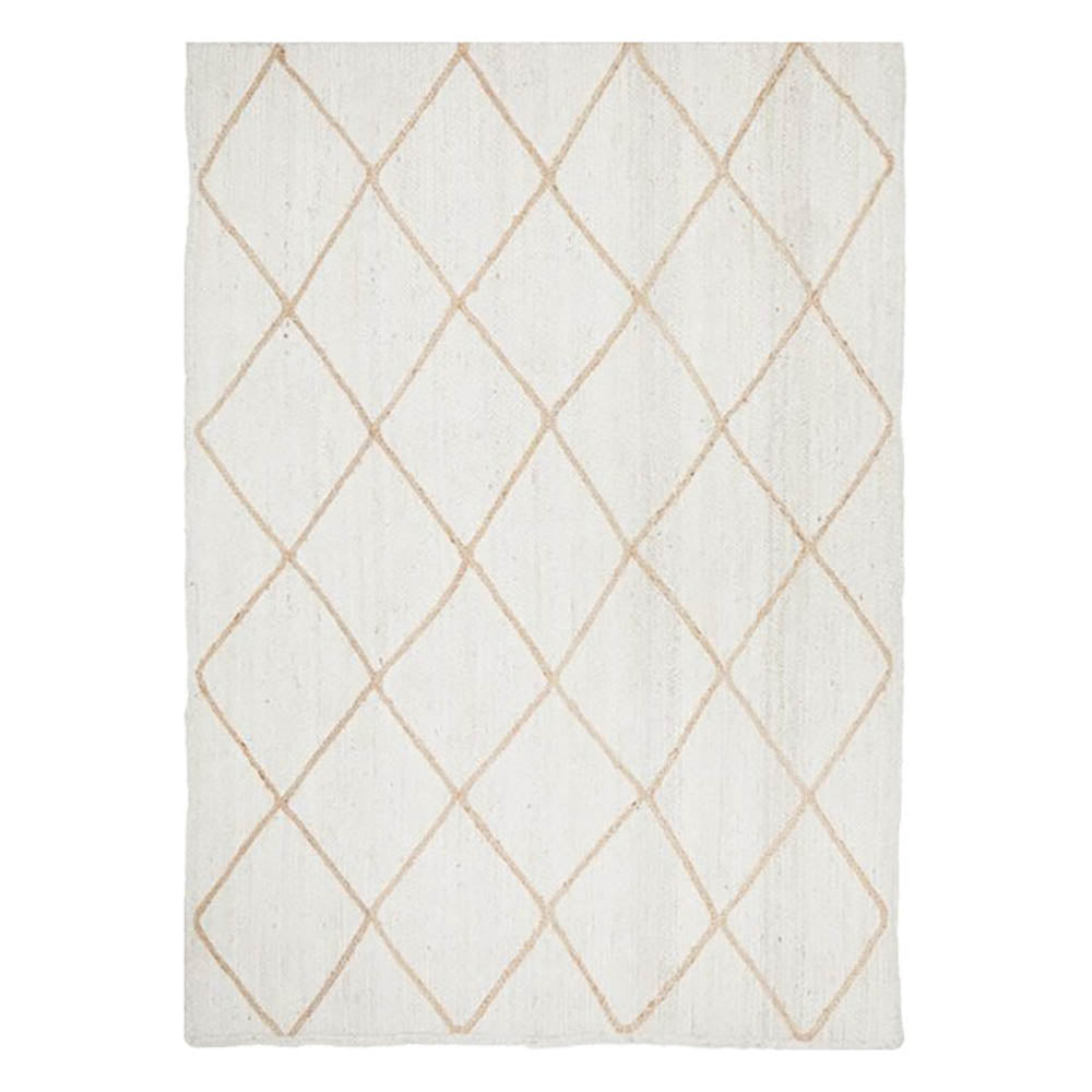 Noosa 222 White By Rug Culture 220 X 150Cm Rectangle