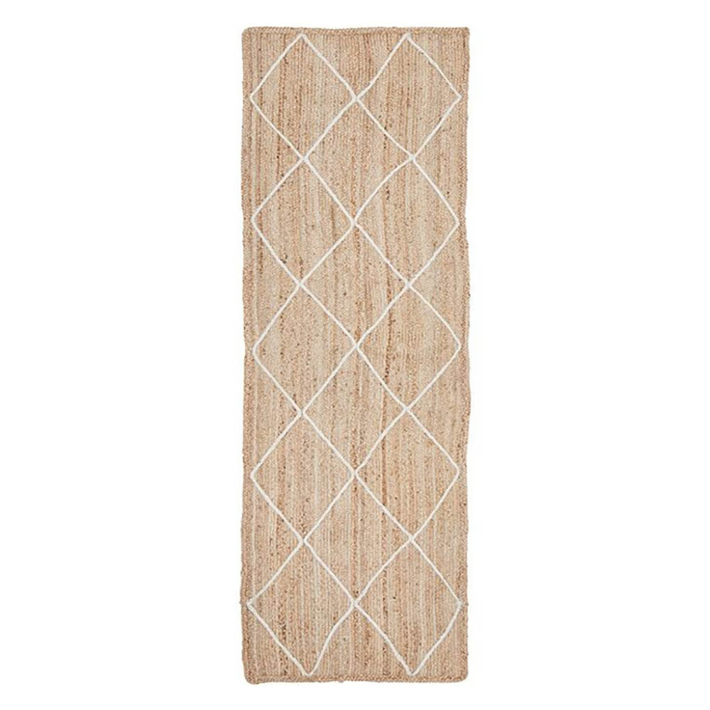 Noosa 222 White Runner By Rug Culture 300X80cm