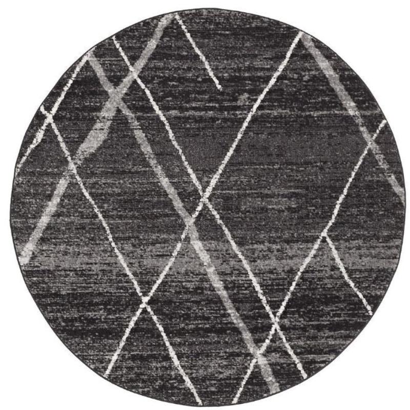 Rug Culture Oasis 452 Charcoal Round By 150X150cm
