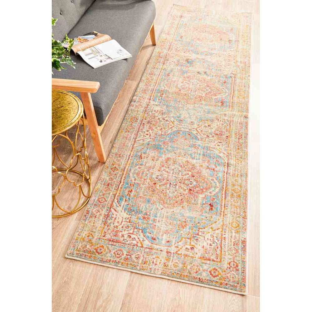 Odyssey 110 Blue Runner By Rug Culture 80 X 300 Centimetre And Carpet Accessory