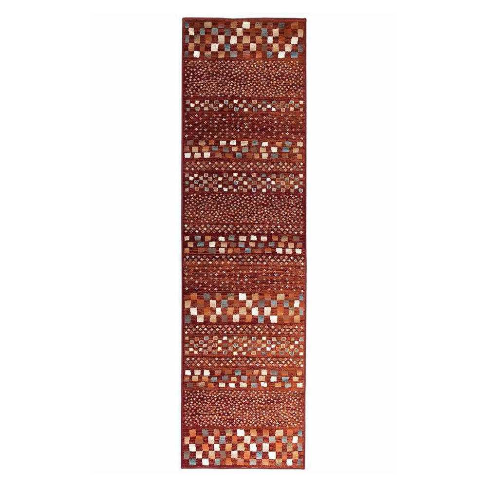 Oxford 431 Rust Runner Rug By Culture 400 Centimetre 80