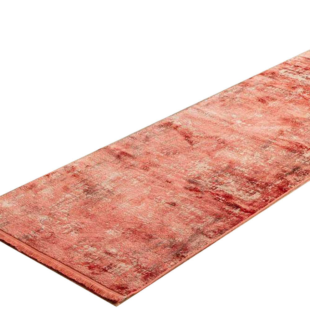 Reflections 101 Coral Runner By Rug Culture 500X80cm