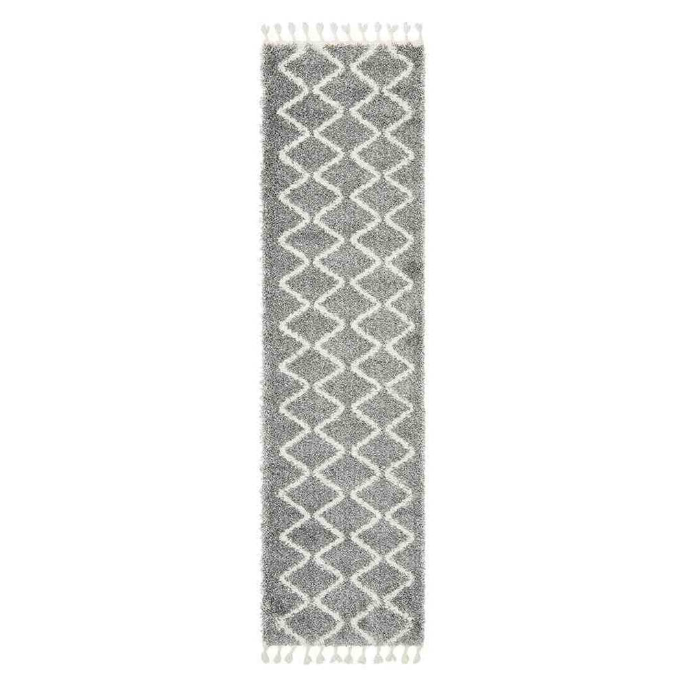 Saffron 11 Silver Runner By Rug Culture 400 X 80Cm