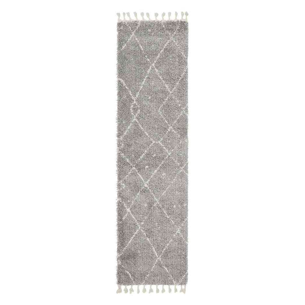 Saffron 44 Silver Runner By Rug Culture 400X80cm