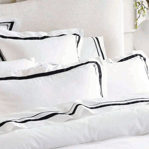 Cloud 1000 Tc Egyptian Cotton White Charcoal King Quilt Cover Sets By Renee Taylor