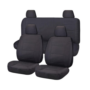 Seat Covers For Nissan Navara D40 01/2006 02/2015 Dual Cab Utility Fr Charcoal All Terrain