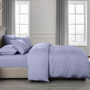 Royal Comfort 2000Tc Quilt Cover Set Bamboo Cooling Hypoallergenic Breathable King Lilac Grey