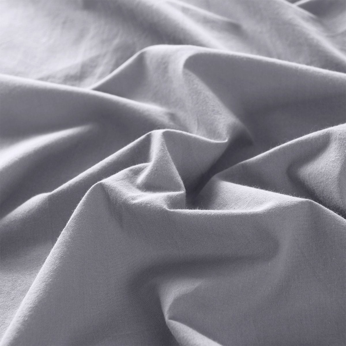 Royal Comfort Vintage Washed 100% Cotton Quilt Cover Set Bedding Ultra Soft Double Grey